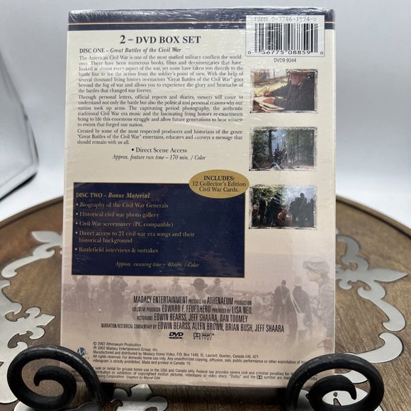 Great Battles of the Civil War (DVD, 2002, 2-Disc Set, Two-Disc Set) - Picture 2 of 2